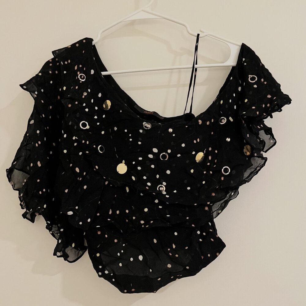 Animale Cropped Coin Top - Picture 3 of 5